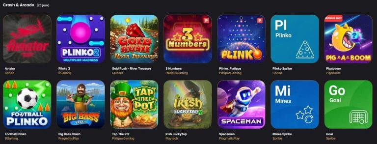 GoldenPlay Casino jeux